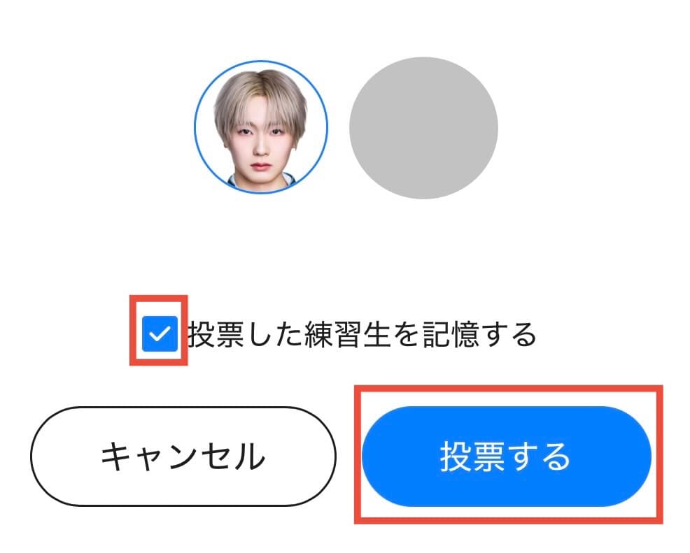 投票